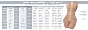 Faja Melibelt 2033 Reloj de Arena con Cinturón y Sujetador