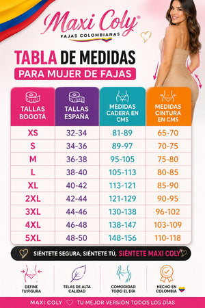 Faja Maxicoly 3057 Fit Cuerpo de Guitarra